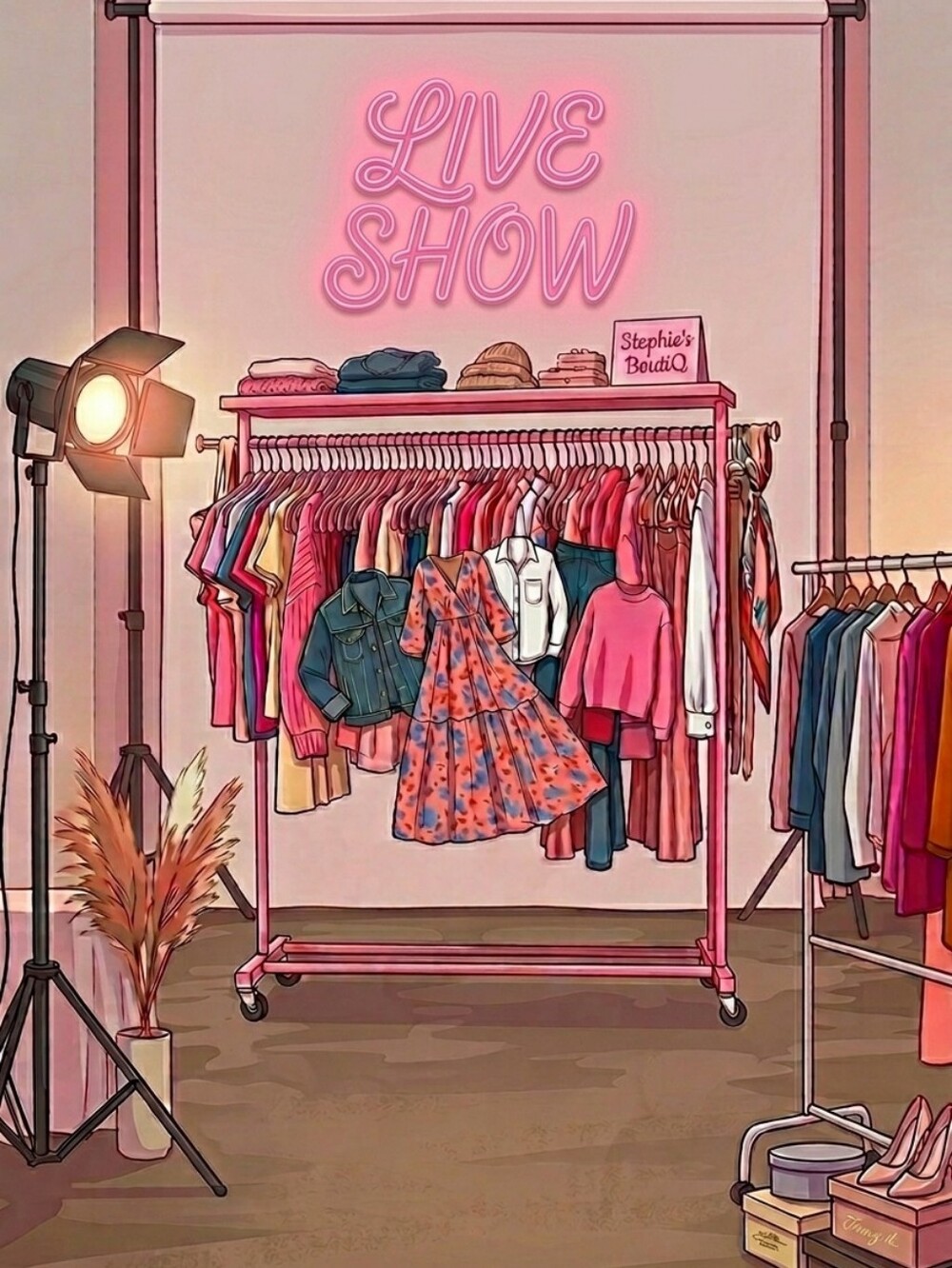 Poshmark Live Show Listing.